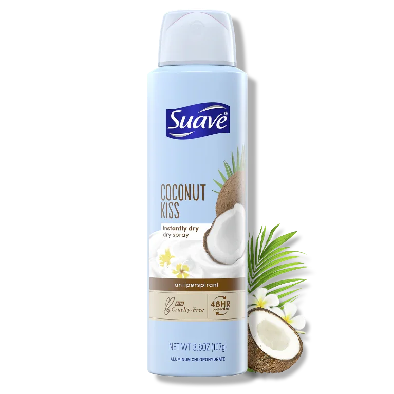 Coconut Kiss Dry Spray Antiperspirant Deodorant by Suave
