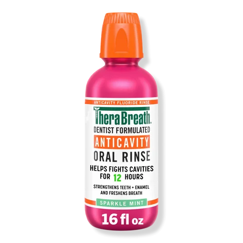 Sparkle Mint Anticavity Fluoride Oral Rinse by TheraBreath