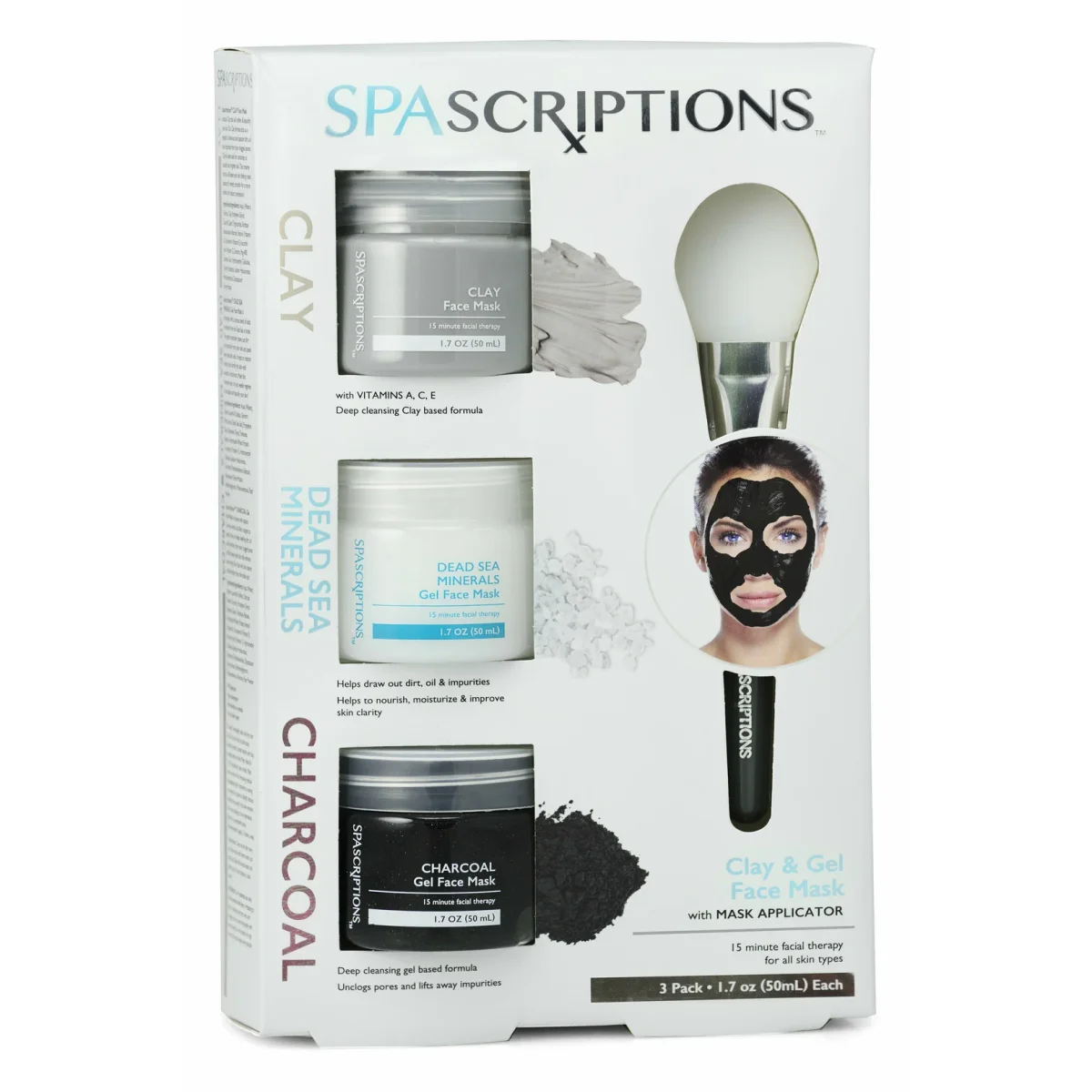Charcoal Gel Face Mask by SPASCRIPTIONS