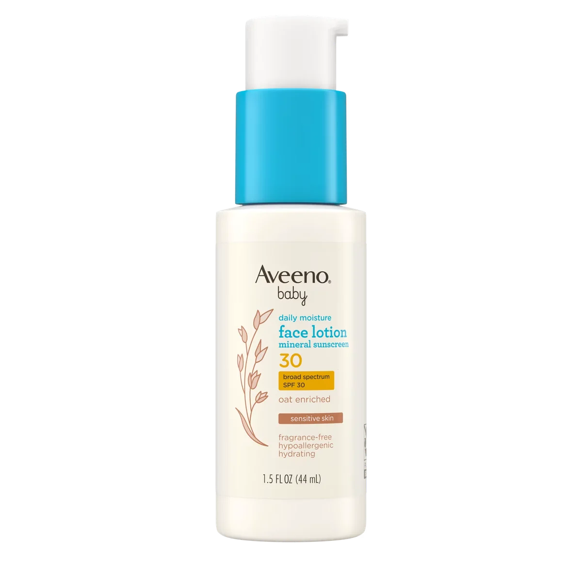 Baby Daily Moisture Face Lotion & Mineral Sunscreen SPF 30 by Aveeno