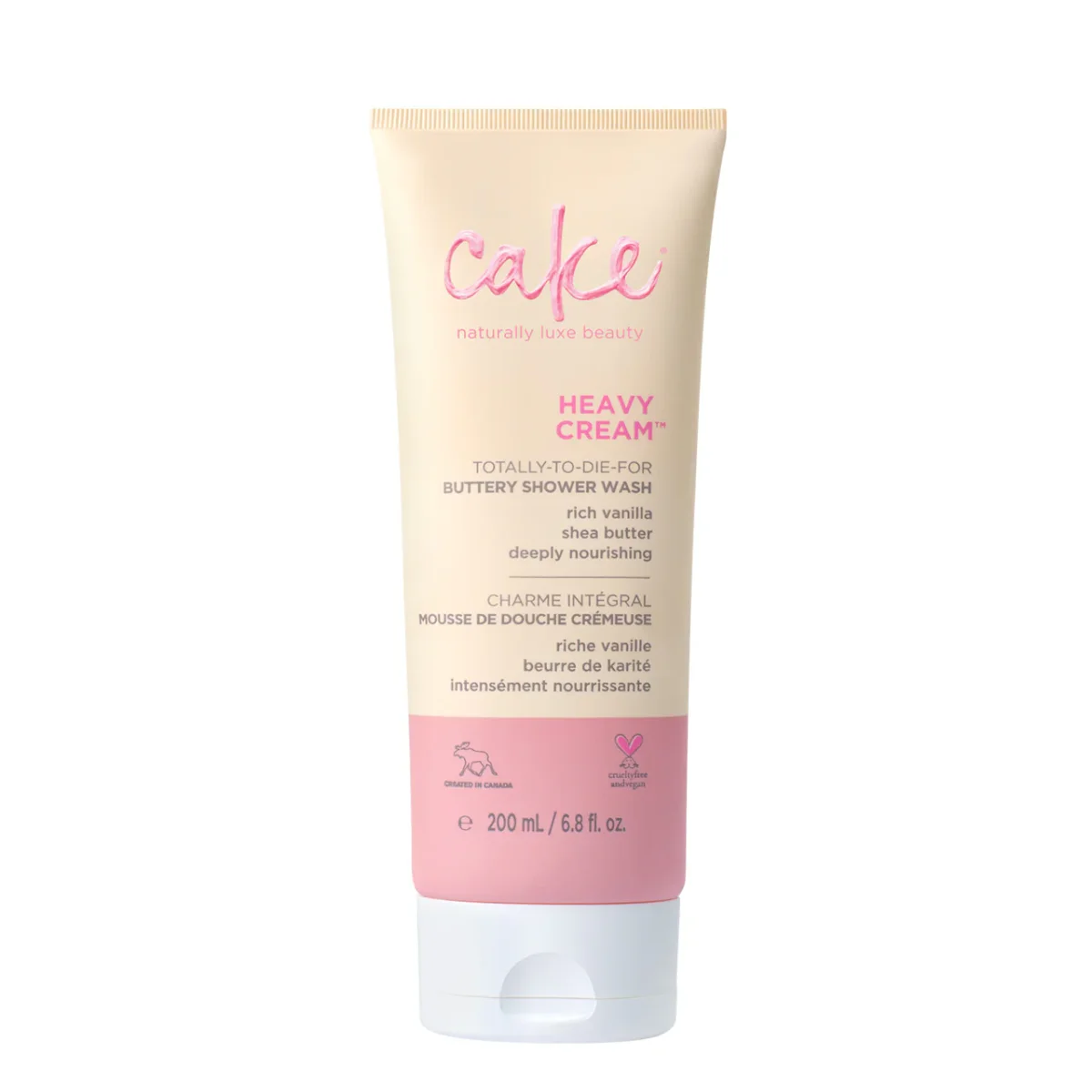 Heavy Cream Buttery Shower Wash by Cake Beauty