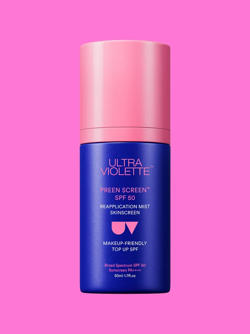 Preen Screen SPF 50 Reapplication Mist Skinscreen by Ultra Violette