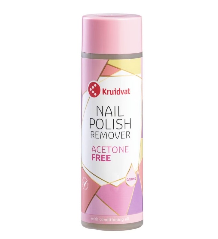 Nail polish remover acetone free by Kruidvat
