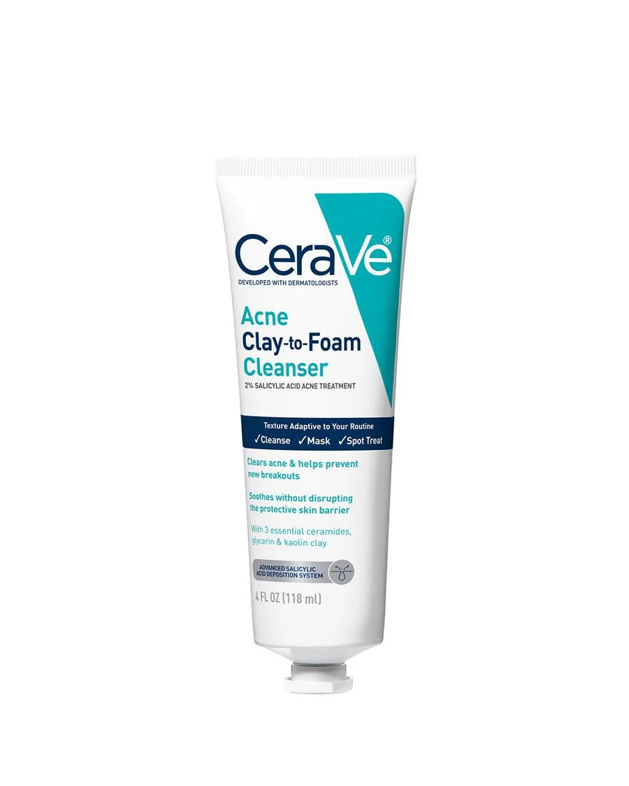 Acne Clay To Foam Cleanser by CeraVe