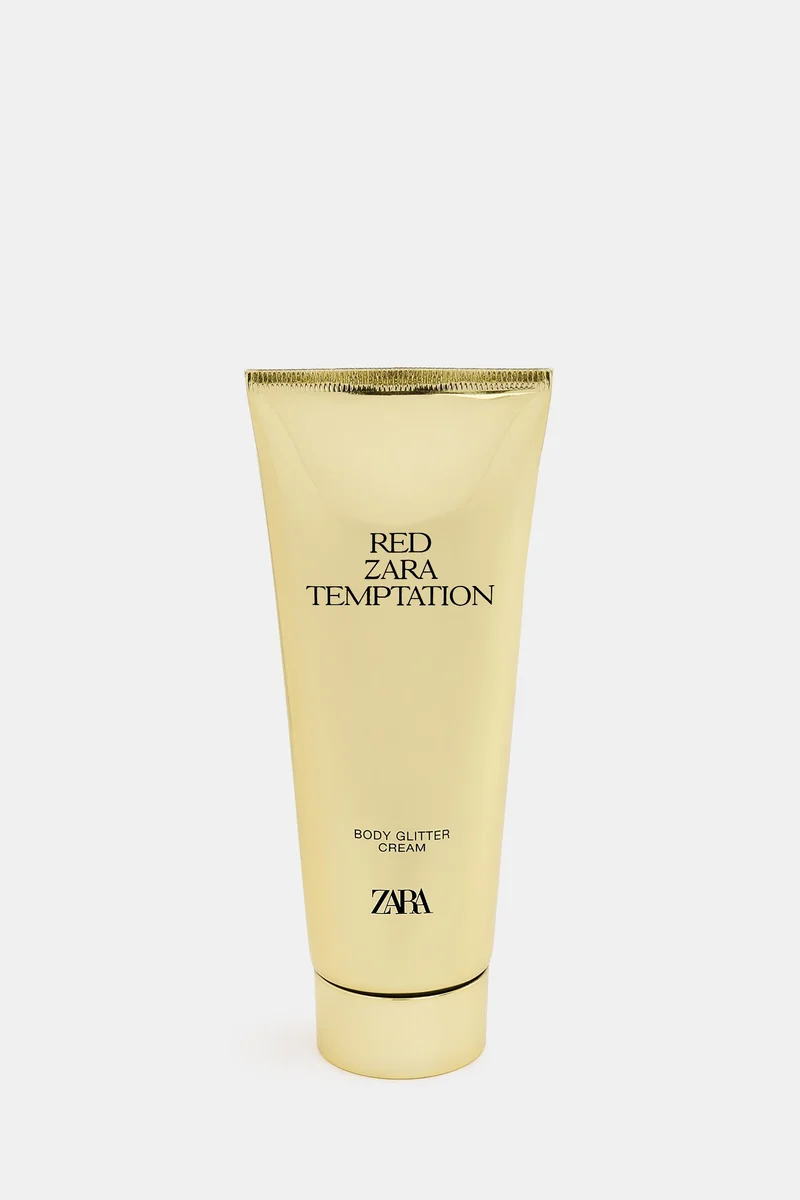 Red Zara Temptation Body Glitter Cream by Zara