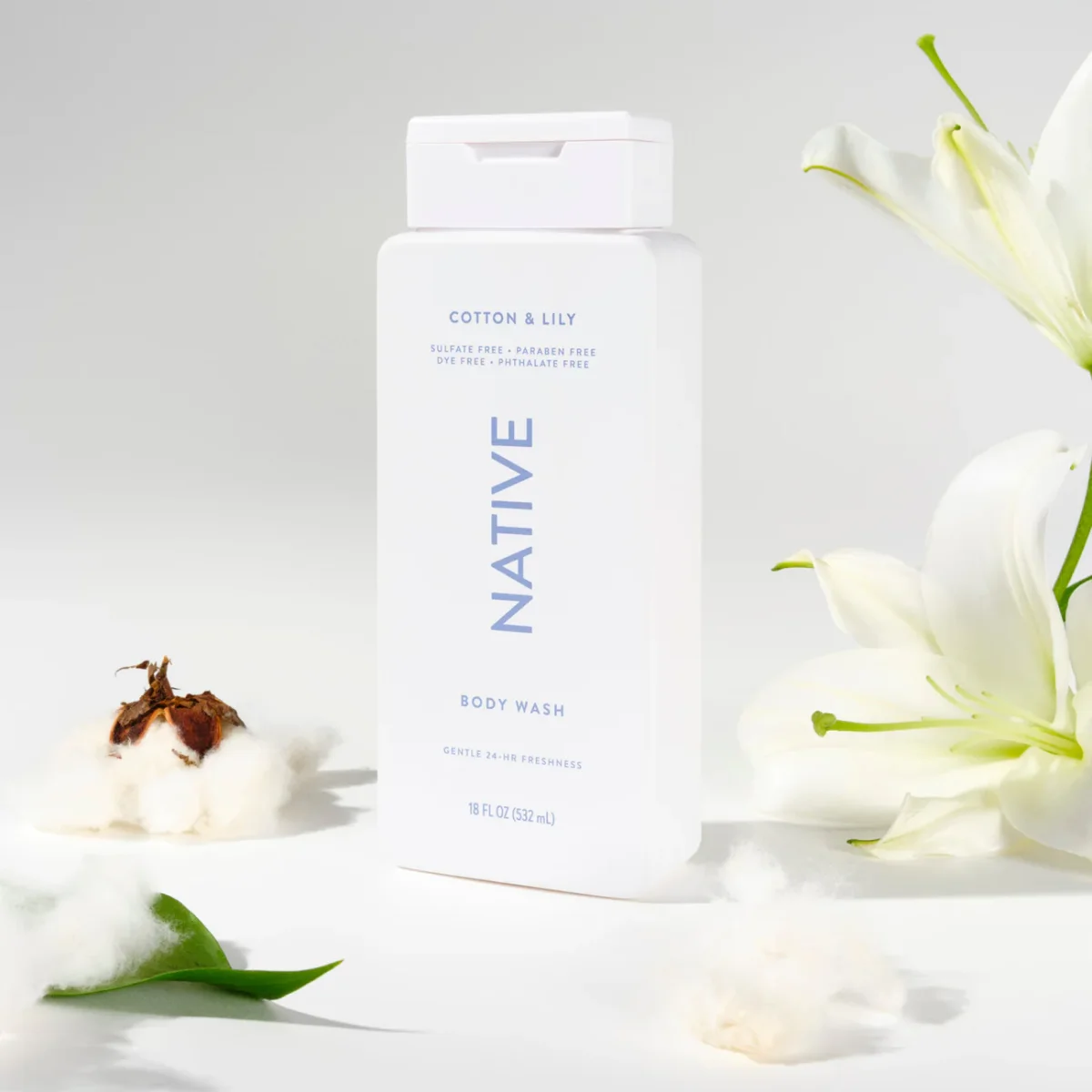 Cotton & Lily Body Wash by Native