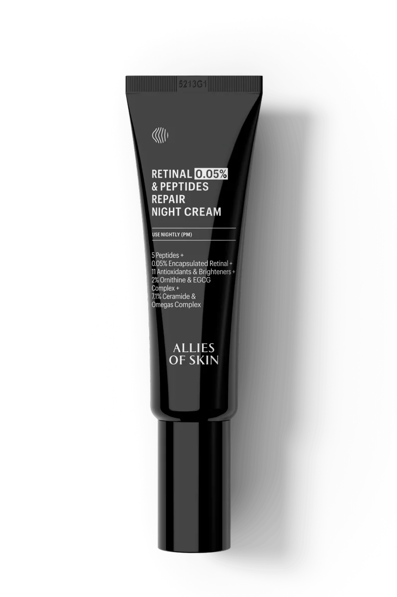 Retinal 0.05% & Peptides Repair Night Cream by Allies of Skin