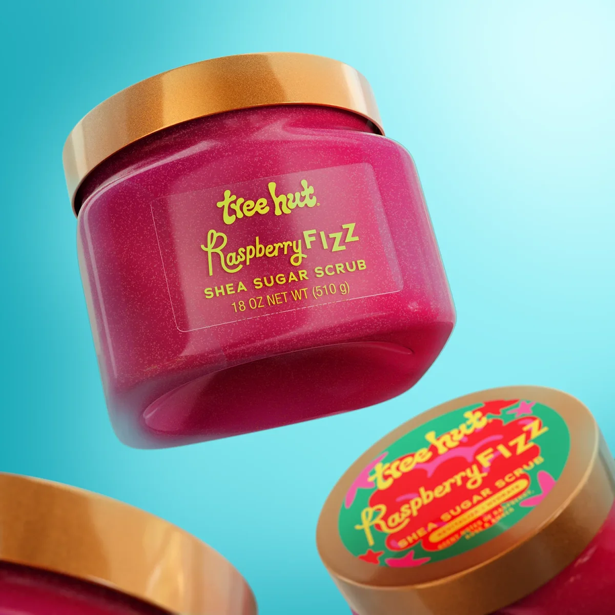 Raspberry Fizz Shea Sugar Scrub by Tree Hut