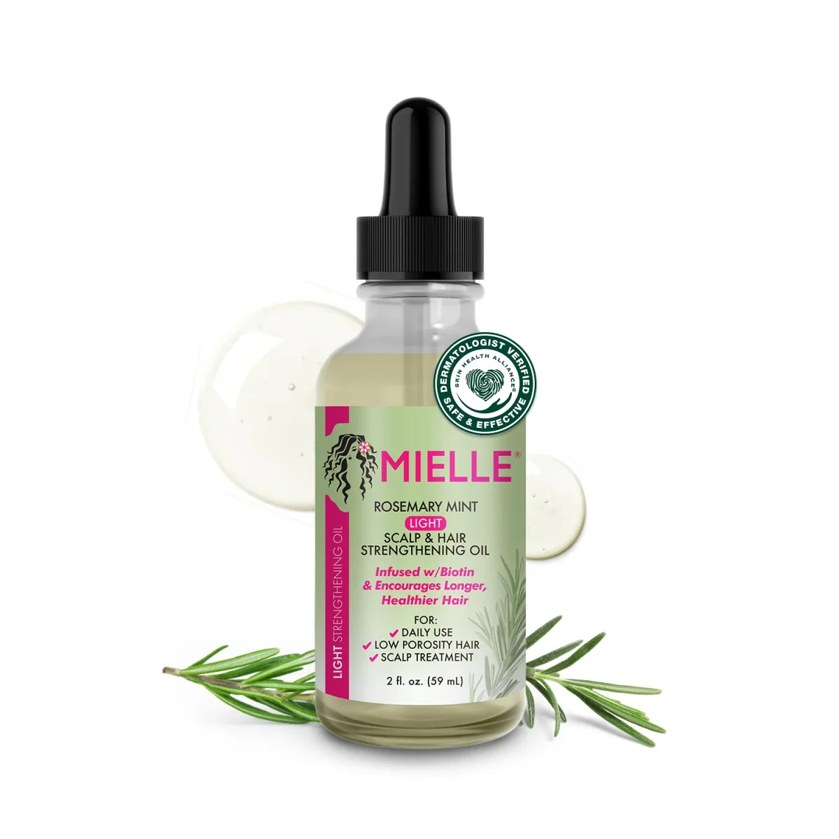 Rosemary Mint Light Scalp & Hair Strengthening Oil by Mielle Organics