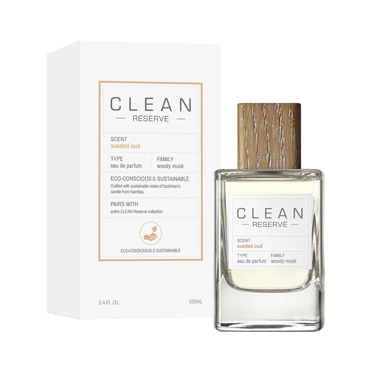 Sueded Oud Eau de Parfum by Clean Reserve