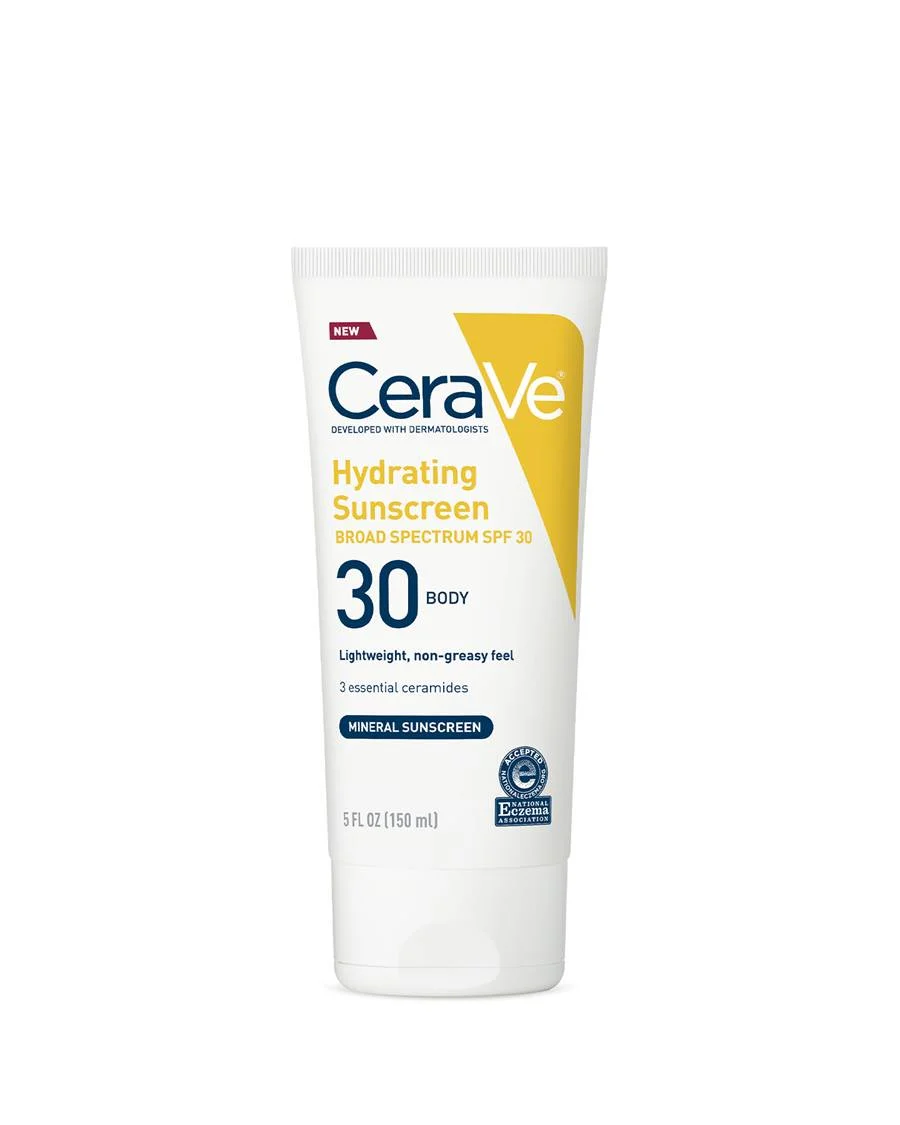 Hydrating Mineral Sunscreen SPF 30 Body Lotion by CeraVe