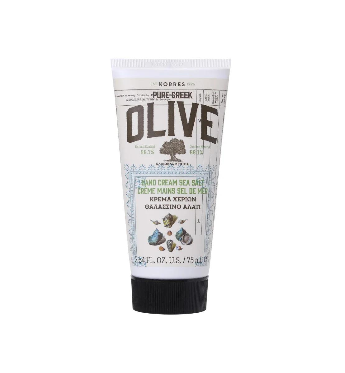 Pure Greek Olive Hand Cream Sea Salt by Korres