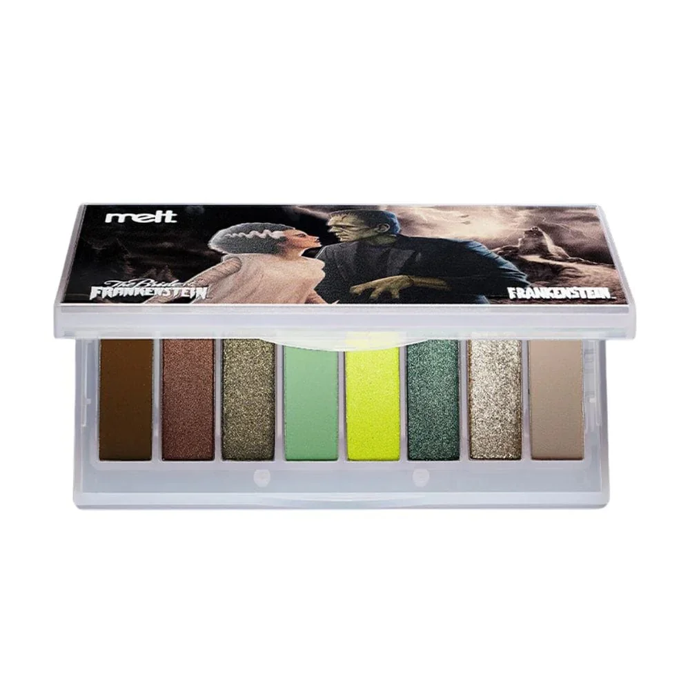 The Bride of Frankenstein & Frankenstein Eyeshadow Palette by Melt Cosmetics