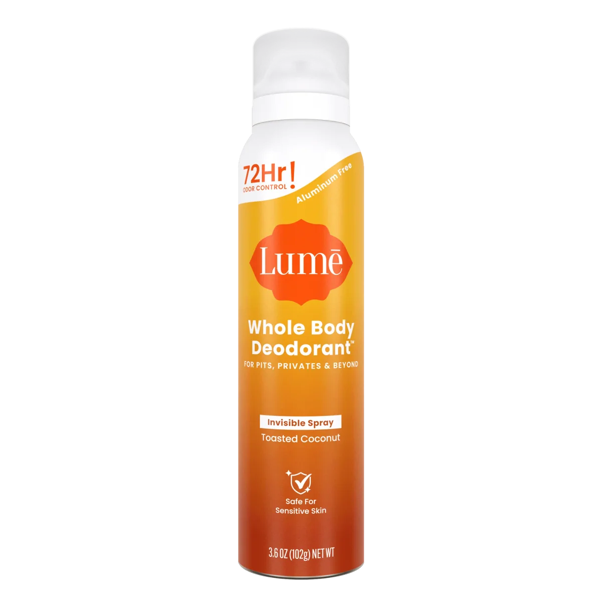 Toasted Coconut Whole Body Spray Deodorant by Lume