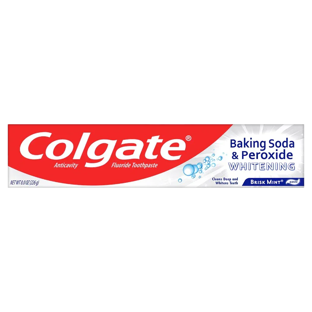 Baking Soda & Peroxide Brisk Mint Whitening Toothpaste by Colgate