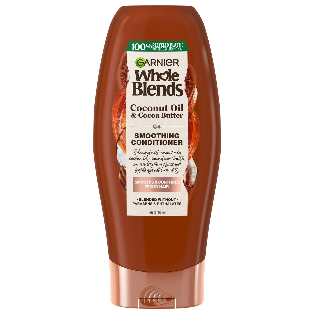 Whole Blends Coconut Oil & Cocoa Butter Smoothing Conditioner by Garnier