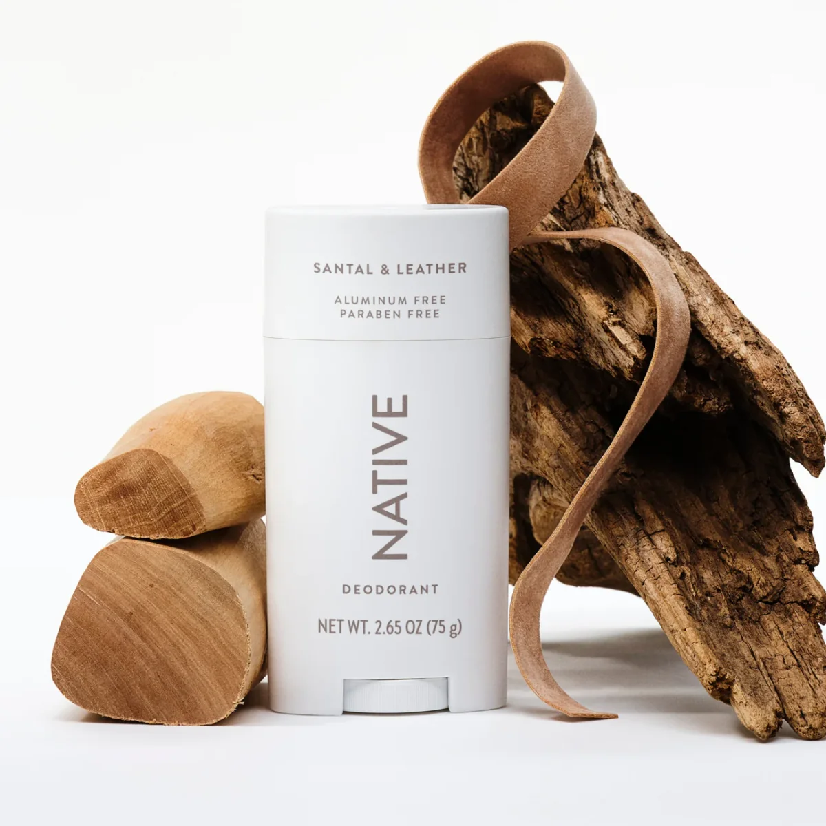 Santal & Leather Deodorant Stick by Native