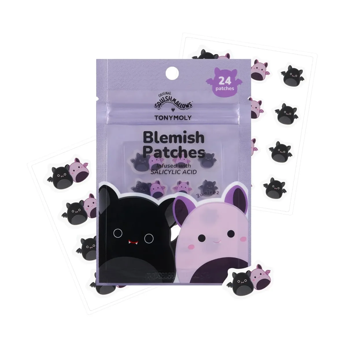 Squishmallows Emily + Zumirez Blemish Patches by TONYMOLY