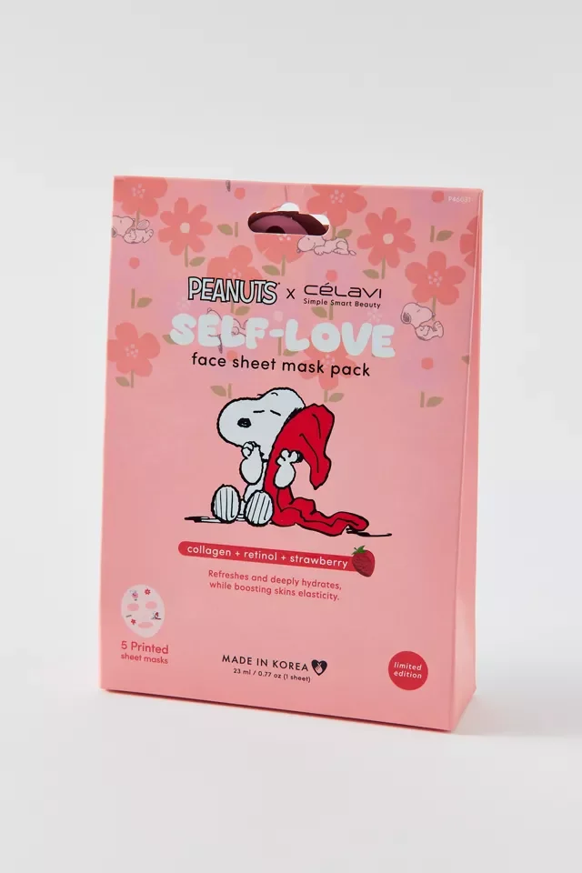 Snoopy Self Love Face Sheet Mask by Célavi