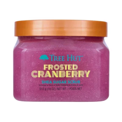 Frosted Cranberry Shea Sugar Scrub by Tree Hut