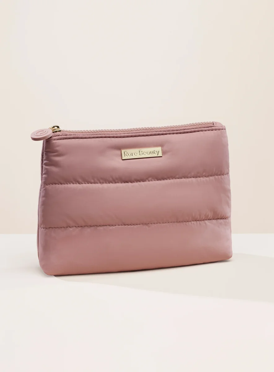 Puffy Makeup Bag - Mauve by Rare Beauty