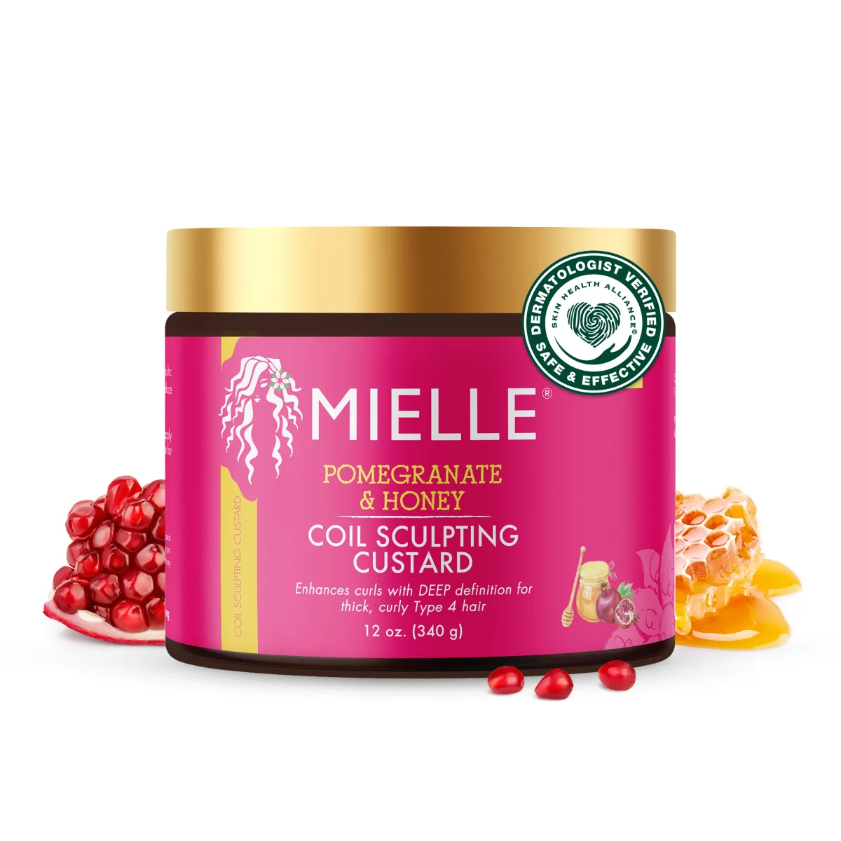 Pomegranate & Honey Coil Sculpting Custard by Mielle Organics