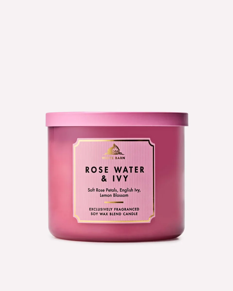 Rose Water & Ivy Candle by Bath & Body Works
