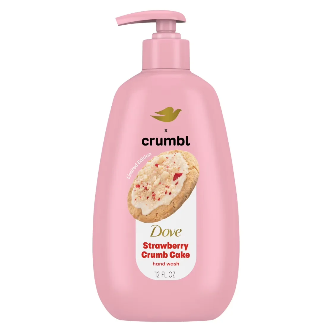 Crumbl Strawberry Crumb Cake Hand Wash by Dove