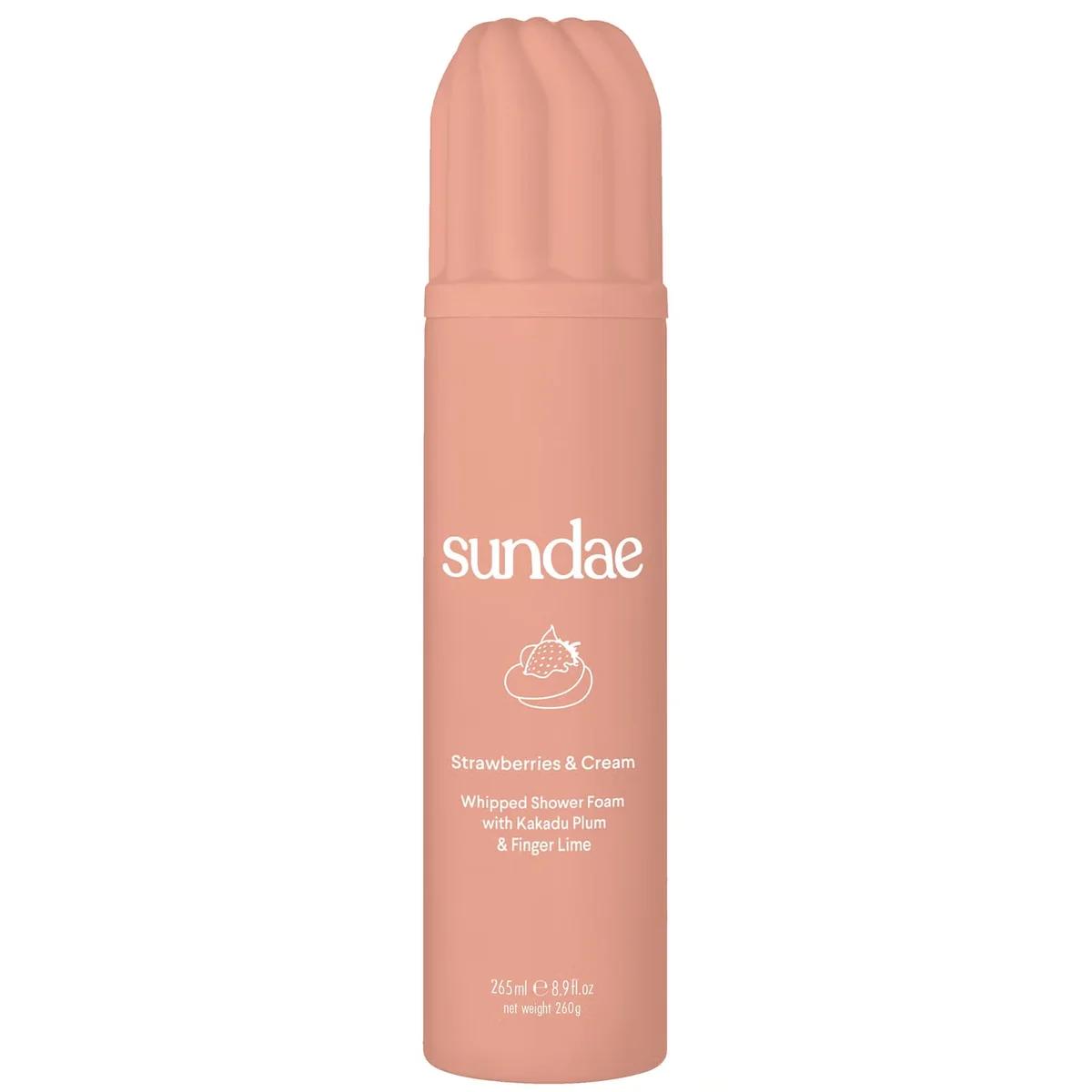 Strawberries & Cream Whipped Shower Foam by Sundae