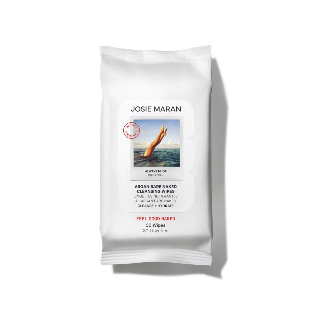 Argan Bare Naked Cleansing Wipes by JOSIE MARAN