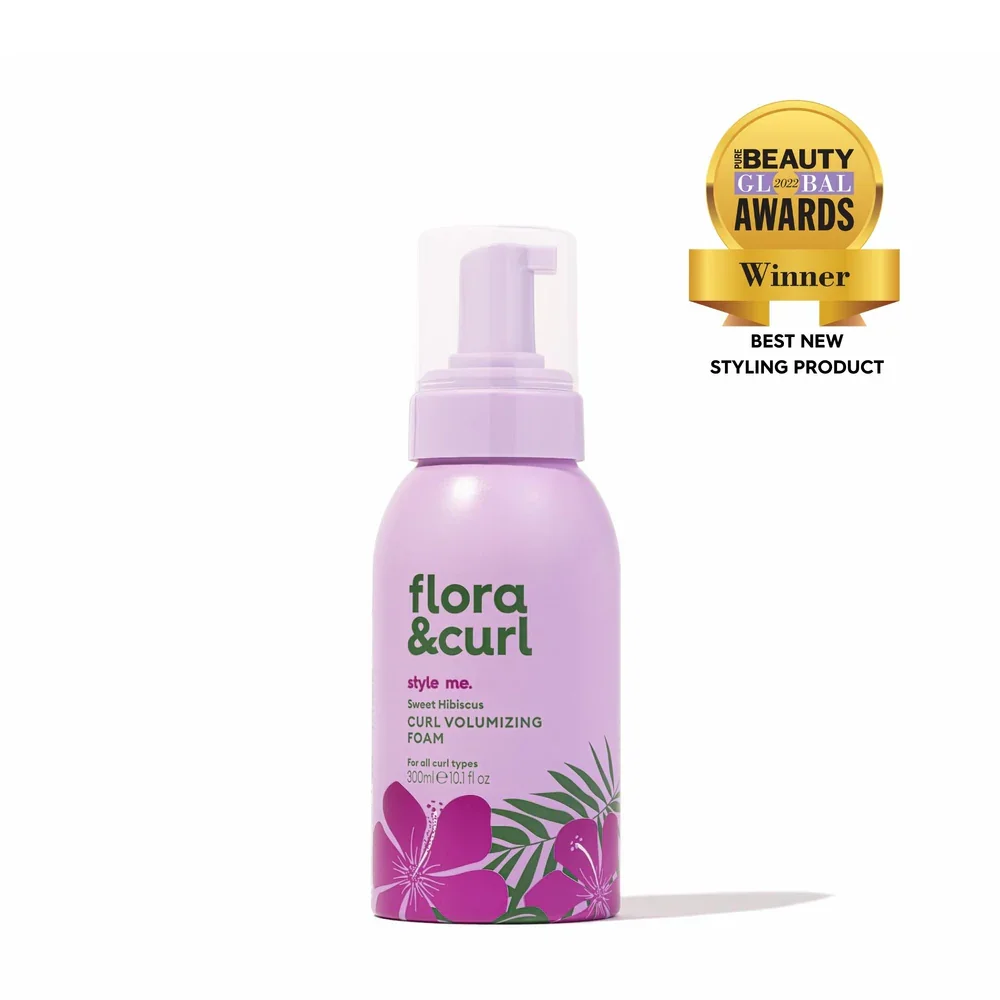 Sweet Hibiscus Curl Volumizing Foam by Flora & Curl