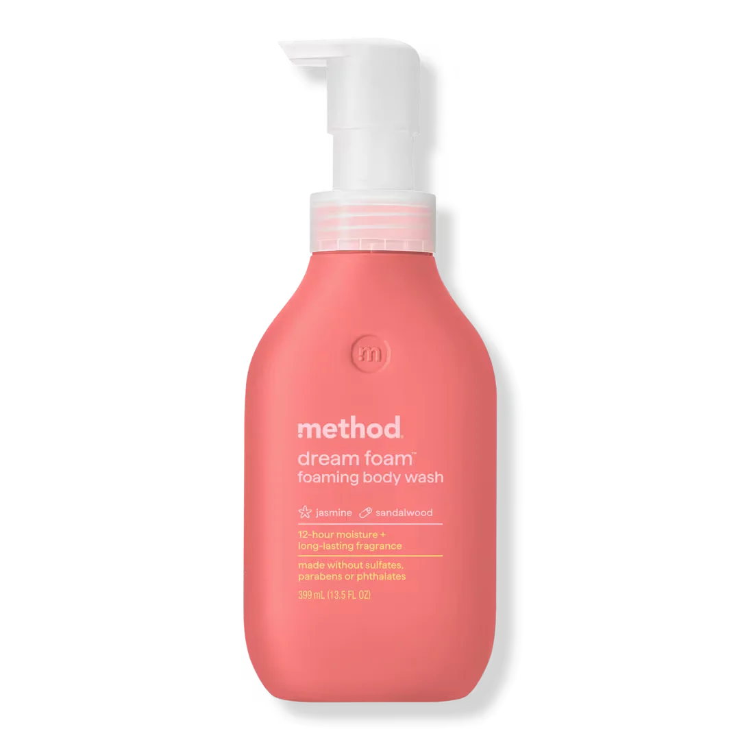 Jasmine & Sandalwood Dream Foam Foaming Body Wash by method
