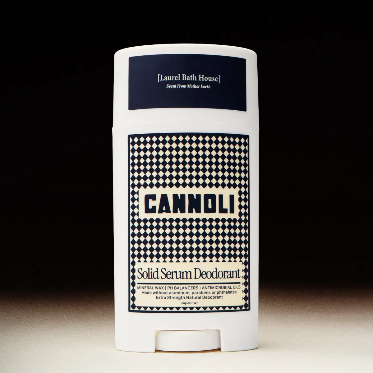 Cannoli Solid Serum Deodorant by Laurel Bath House