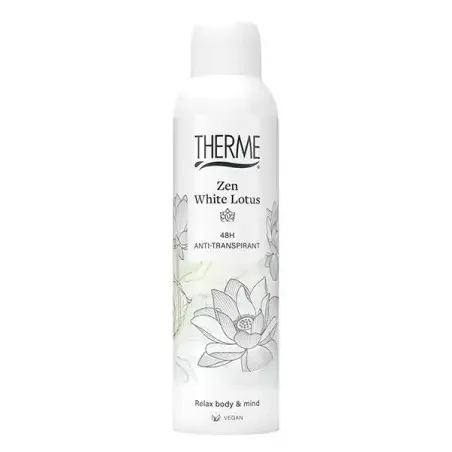 Zen White Lotus Deodorant Spray  by Therme