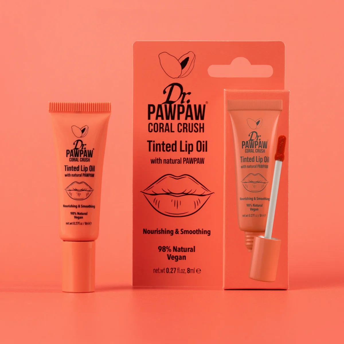 Coral Crush Tinted Lip Oil by Dr.PAWPAW