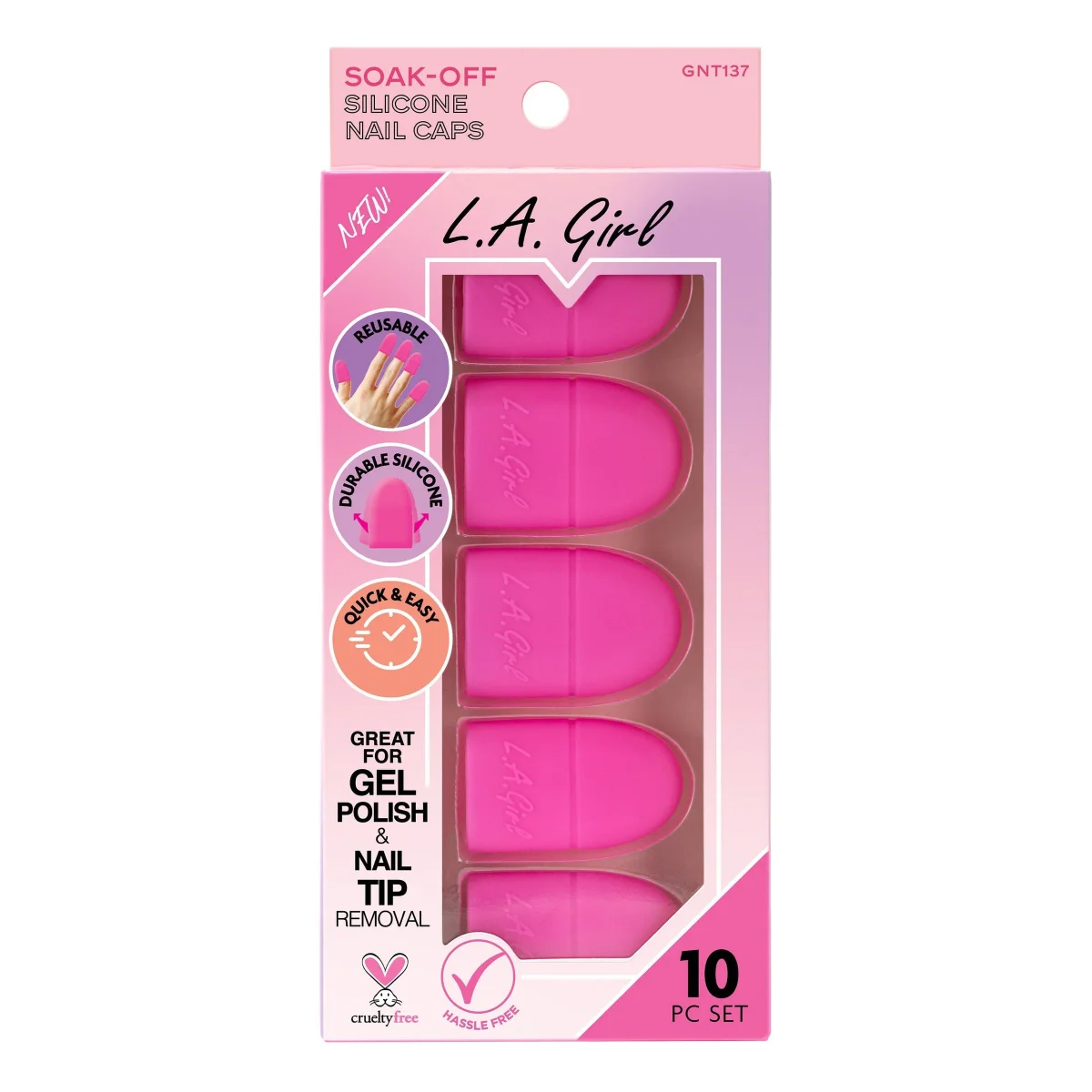 Soak-Off Silicone Nail Caps by L.A. Girl