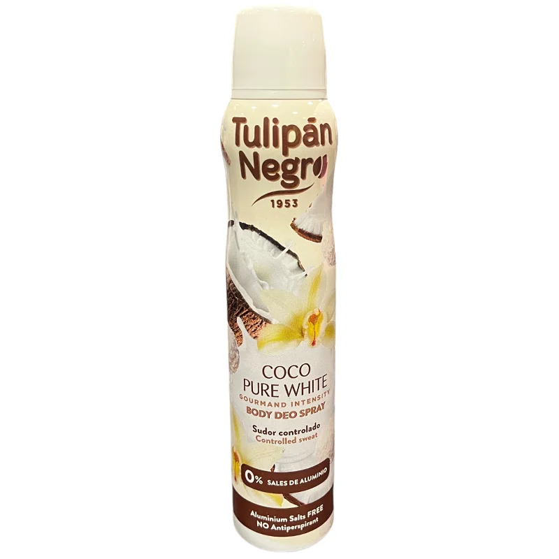 Coco Pure White Body Deodorant Spray by Tulipan Negro