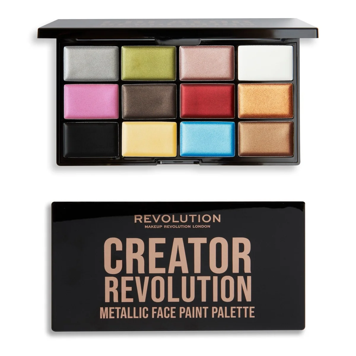 Creator Revolution SFX Metallic Face Paint Palette by Revolution Beauty