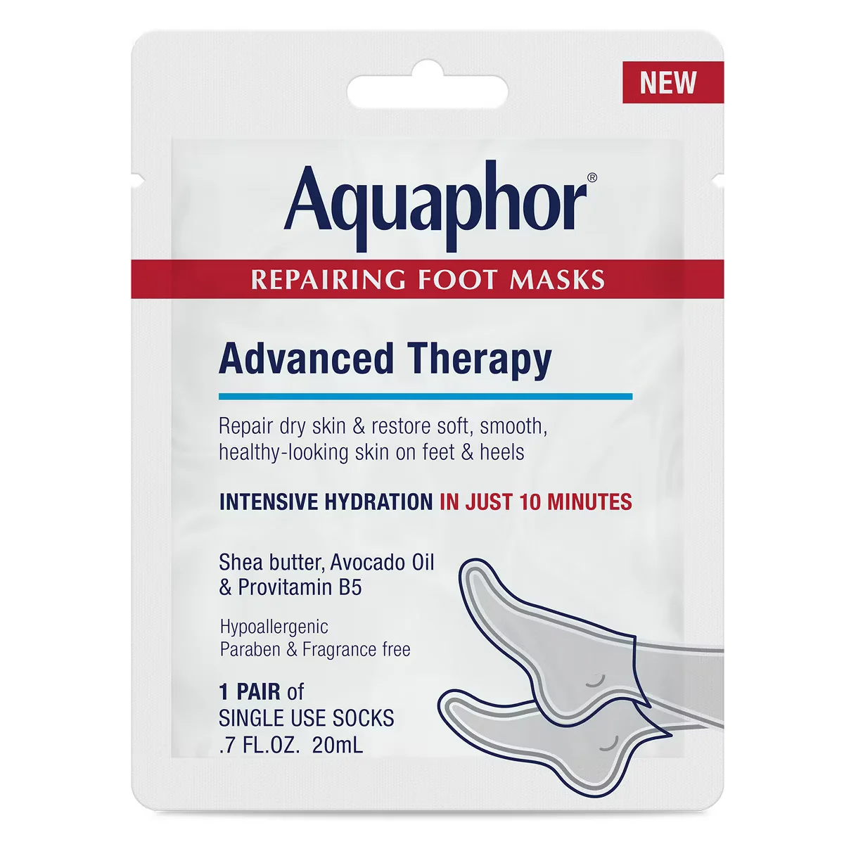Advanced Therapy Repairing Foot Mask by Aquaphor