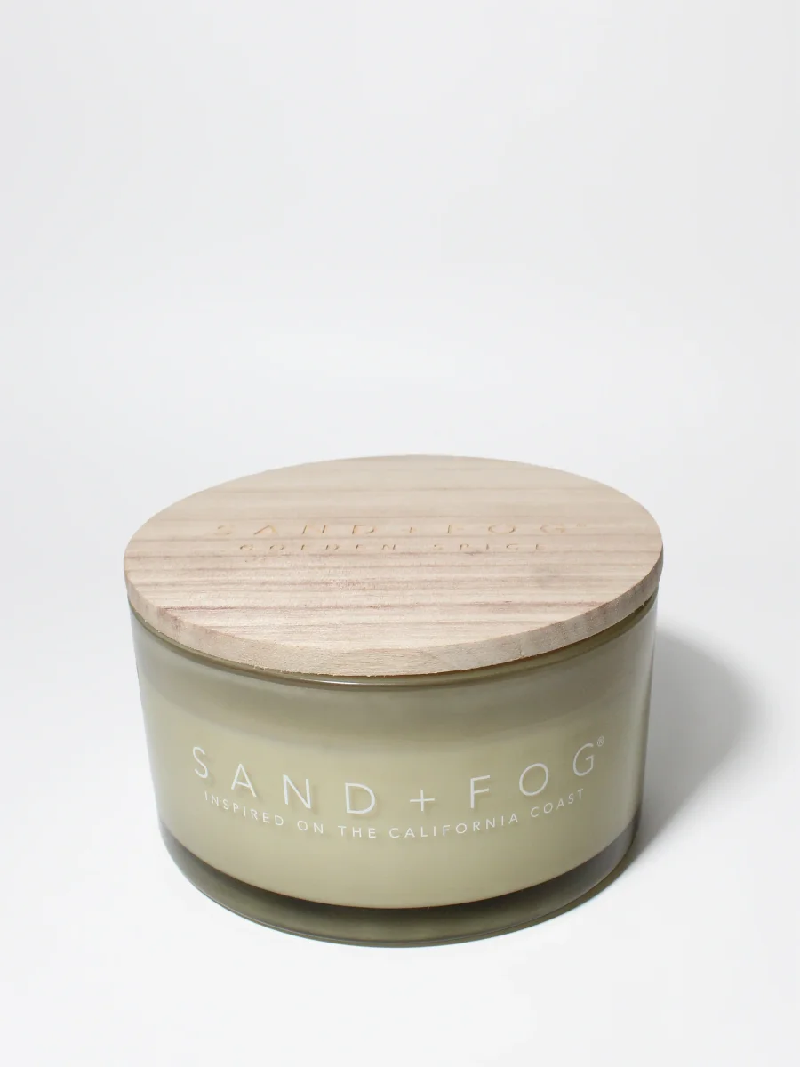 Golden Spice Candle by Sand + Fog