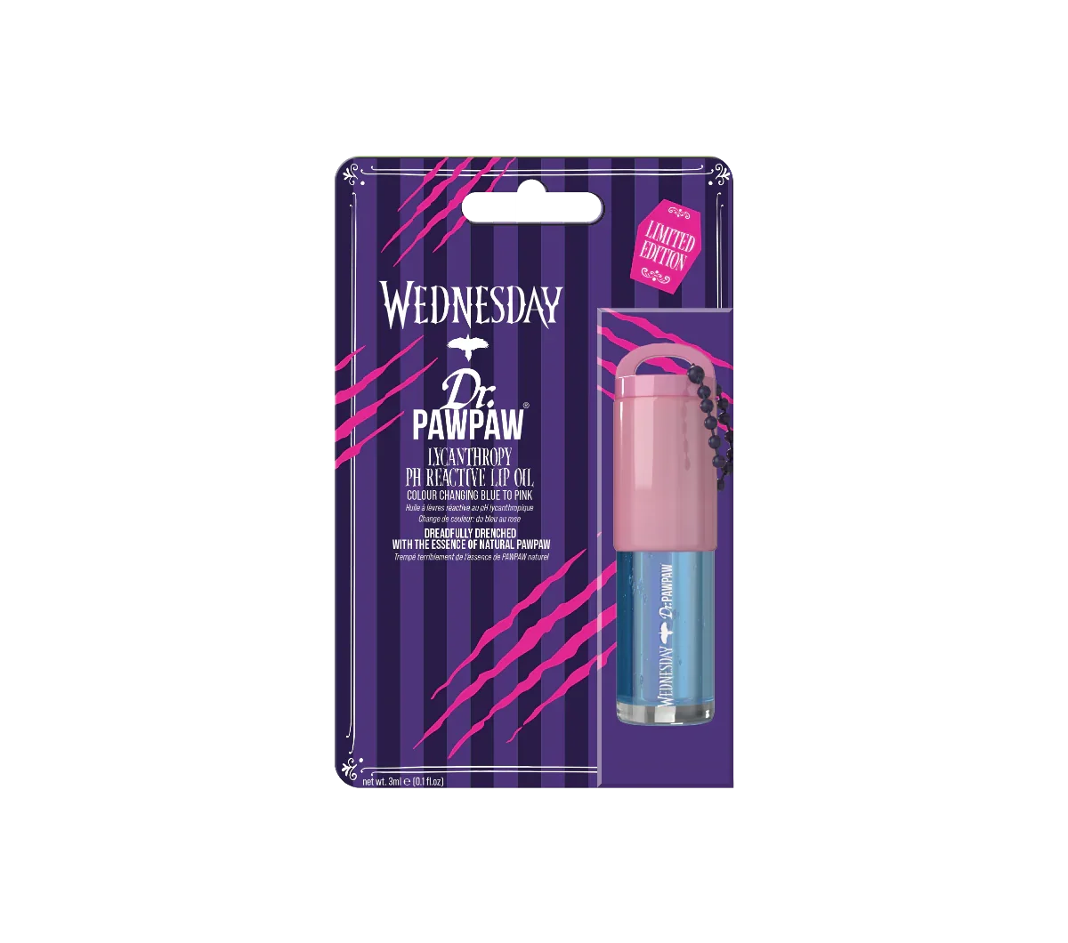 Wednesday Lycanthropy pH Reactive Lip Oil by Dr.PAWPAW