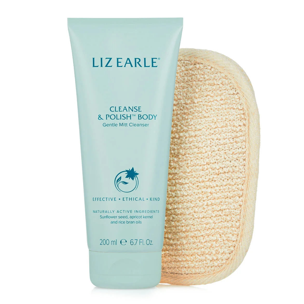 Cleanse & Polish™ Body Gentle Mitt Cleanser by Liz Earle