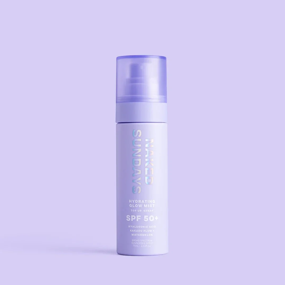 SPF 50+ Hydrating Glow Face Mist Top Up by Naked Sundays