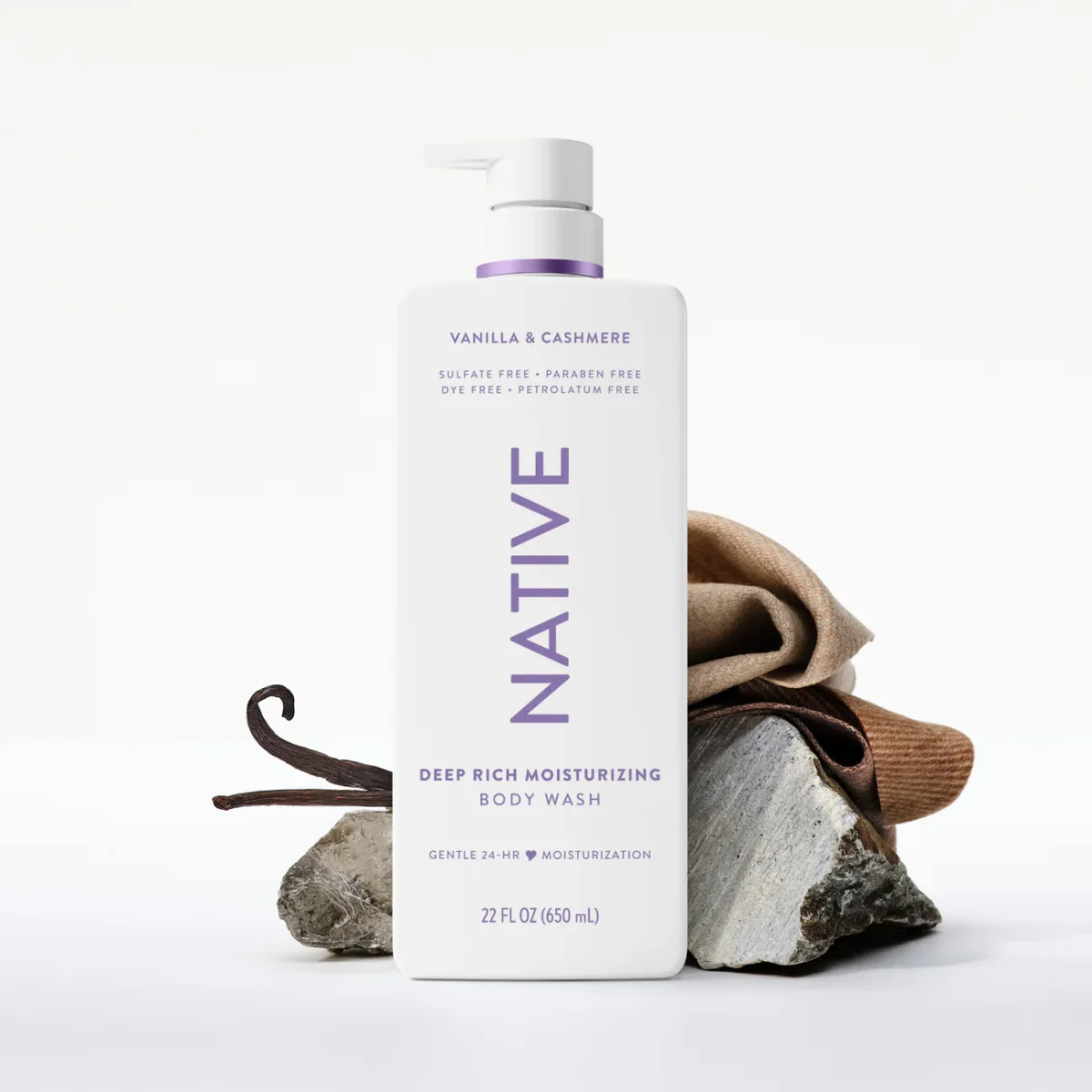 Vanilla & Cashmere Moisturizing Body Wash by Native