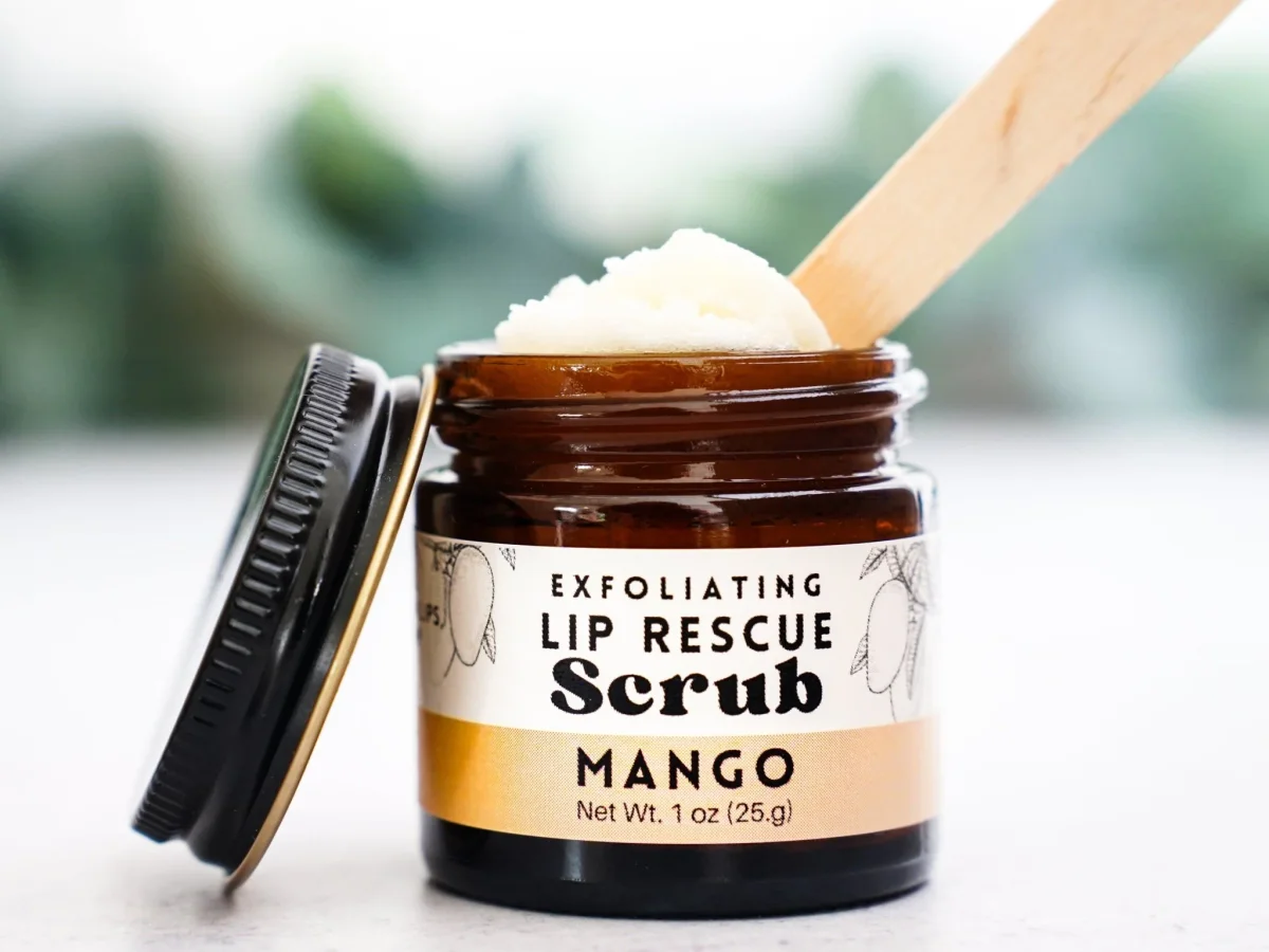 Mango Lip Rescue Sugar Scrub by The Little Flower Soap Co.