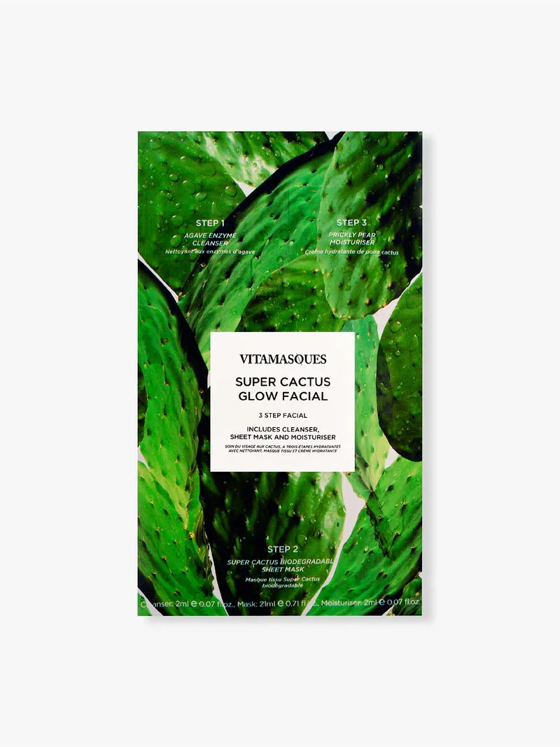 Super Cactus Glow Facial by Vitamasques