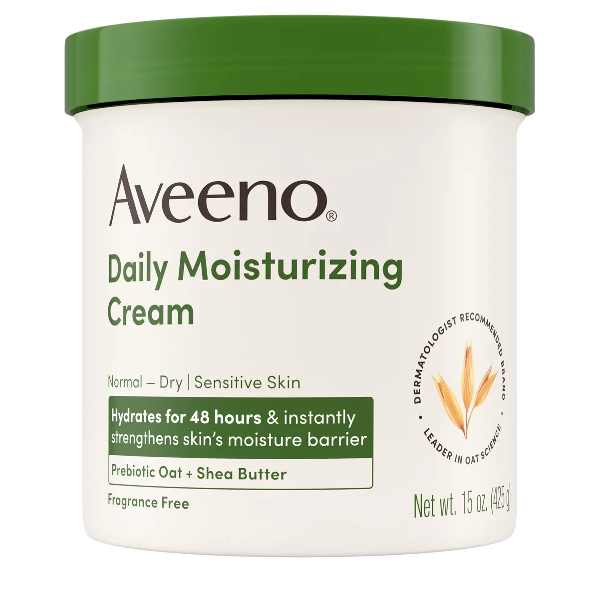 Daily Moisturizing Cream for Normal to Dry Sensitive Skin by Aveeno