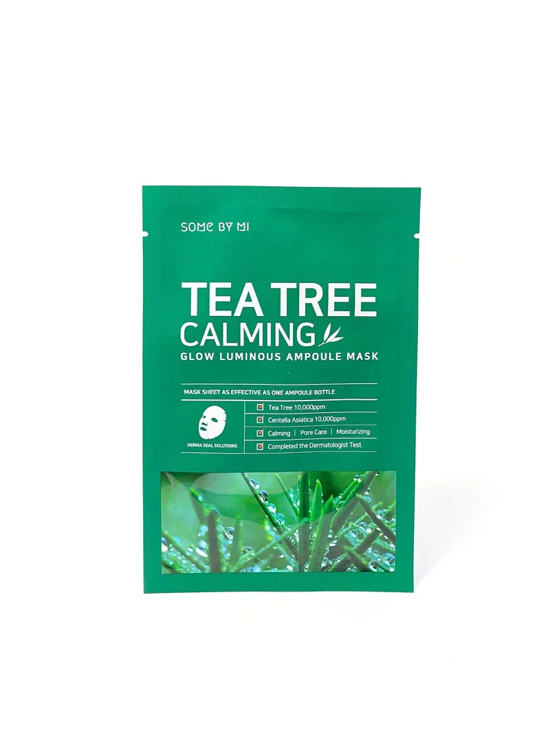 Tea Tree Calming Glow Luminous Ampoule Mask by Some By Mi