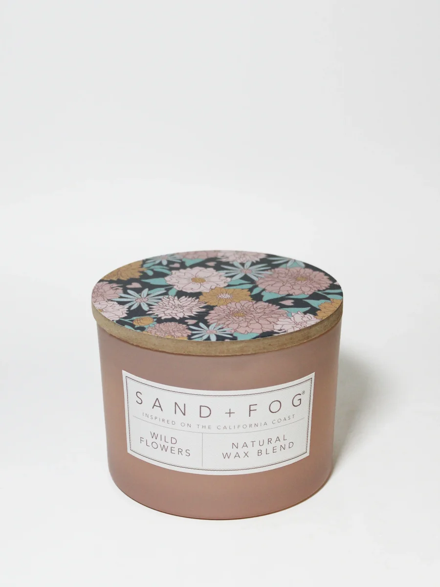 Wild Flowers Candle by Sand + Fog
