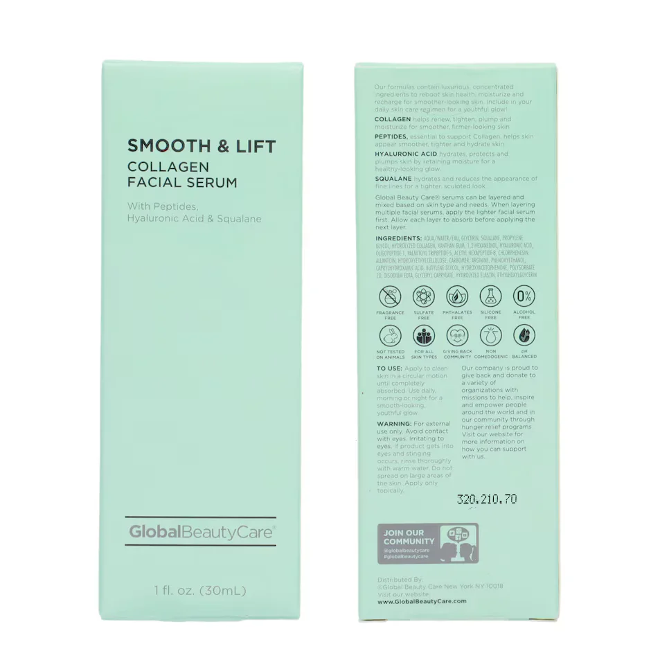 Smooth & Lift Collagen Facial Serum by Global Beauty Care